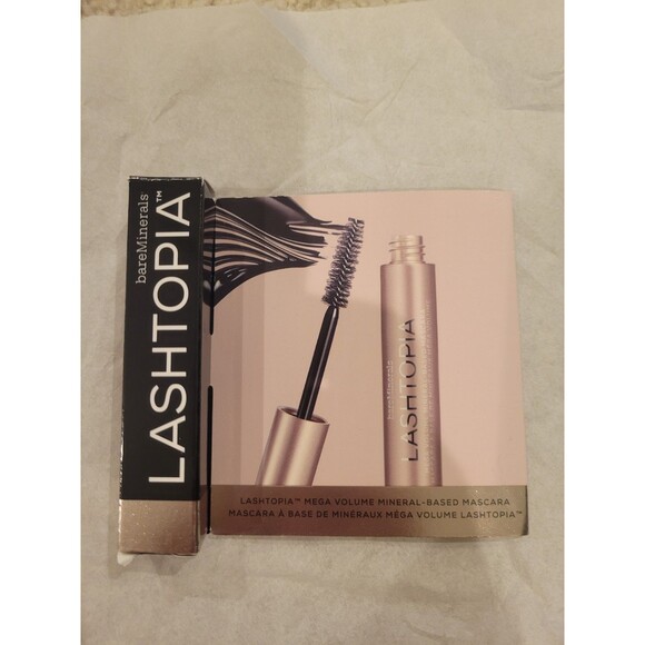 BareMinerals Lashtopia Mega Volume Mineral-Based Mascara, 0.1 oz. Ultimate Black - Picture 1 of 5